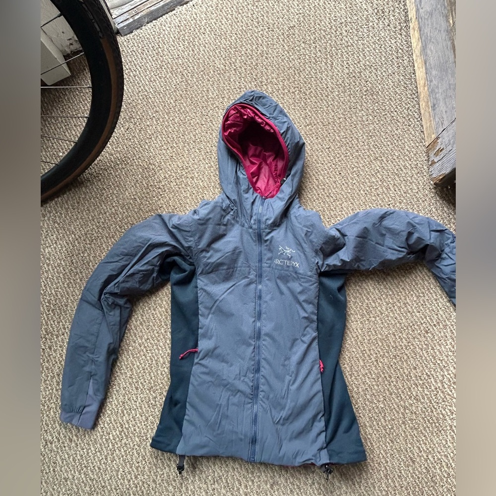 Arc'teryx Women's Soft Shell Jacket - Gray and Pink detailing